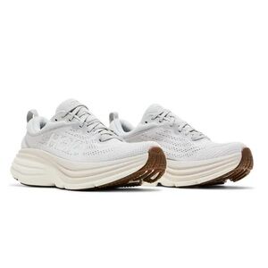 HOKA Bondi 8 Running Shoes In Nimbus Cloud / Lunar Rock